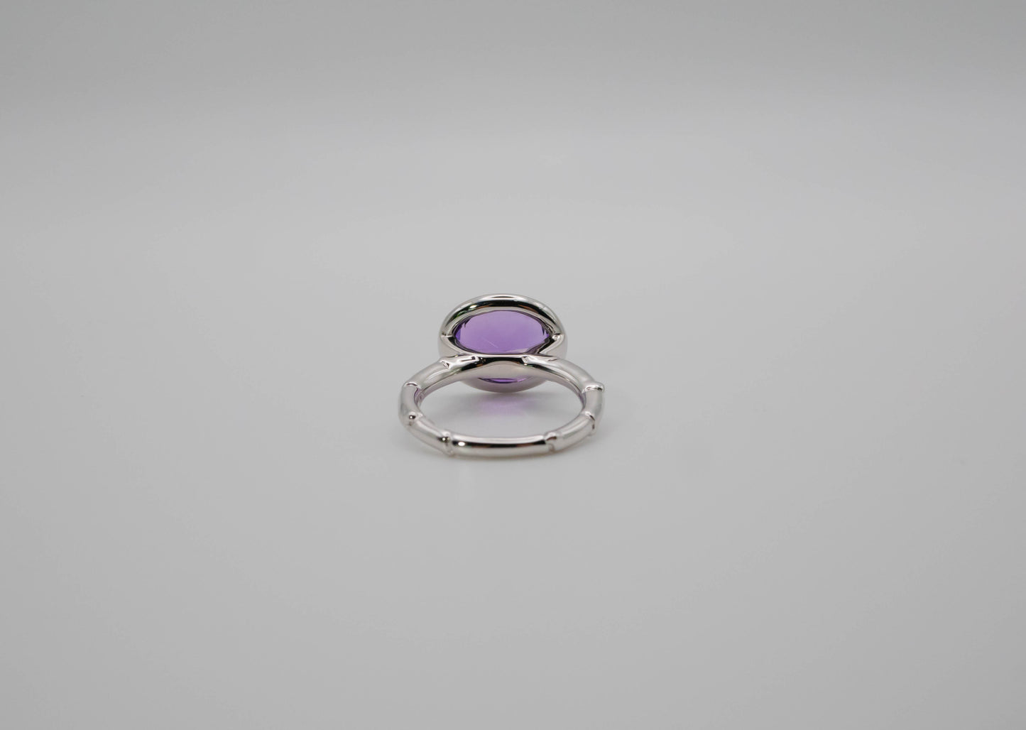 Amethyst Bamboo ring